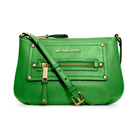 michael kors green bag with chain handles|Michael Kors crossbody chain.